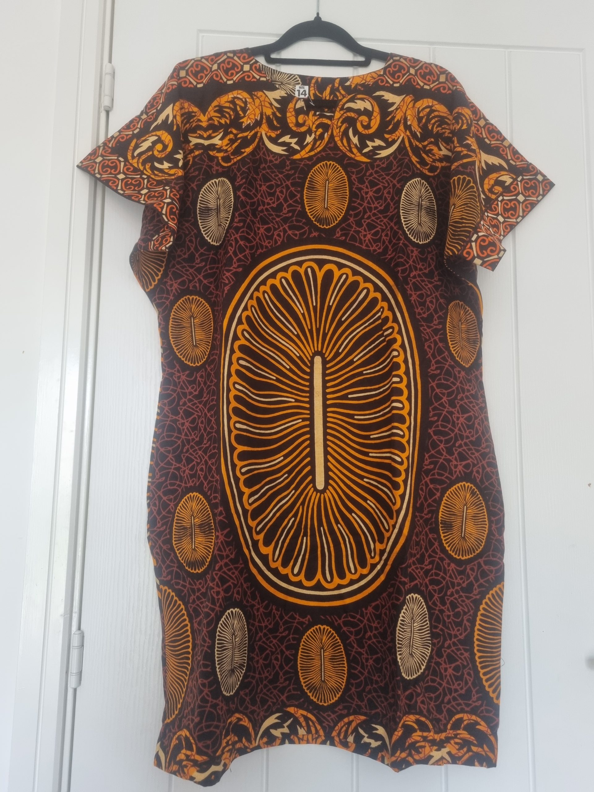 Traditional African Print Dress