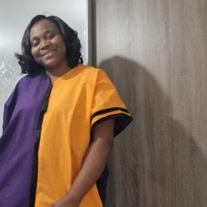 The "Kumasi" Color-Block Kaftan