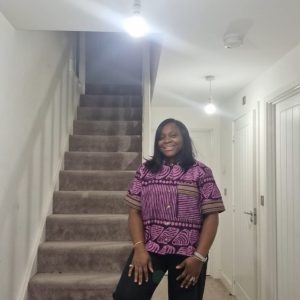 The "Amethyst Adire" Utility Shirt